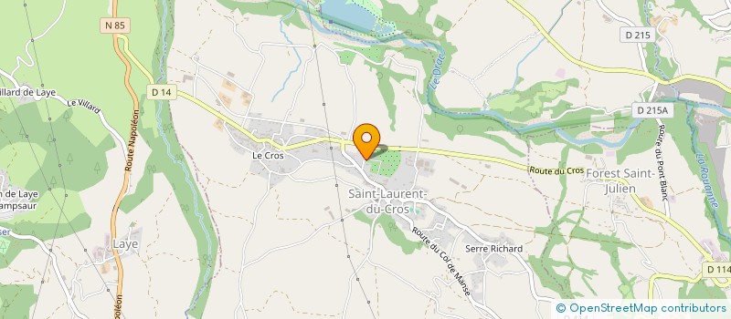 localisation de l'entreprise B.R. 05  SAINT-LAURENT-DU-CROS