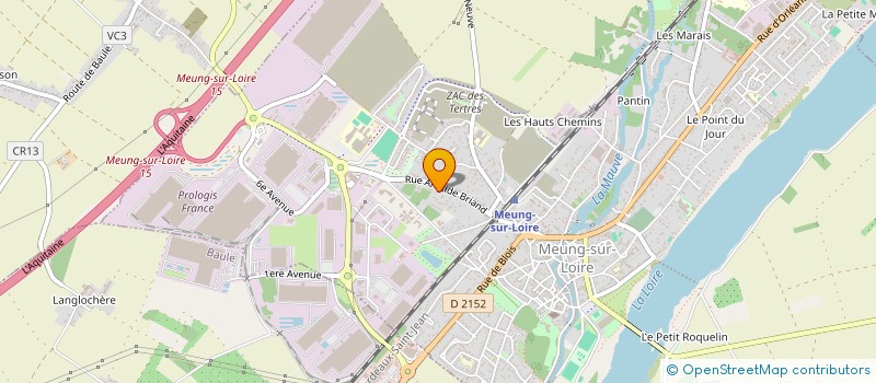 localisation de l'entreprise B R à MEUNG-SUR-LOIRE