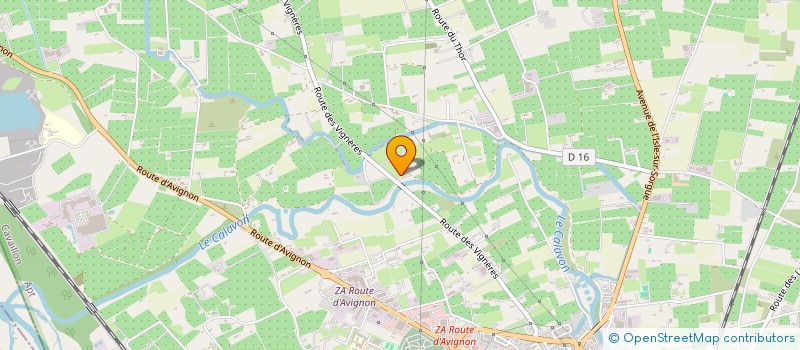 localisation de l'entreprise B.R.  CAVAILLON