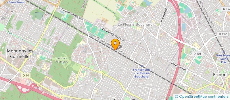 localisation de l'entreprise B.R  FRANCONVILLE