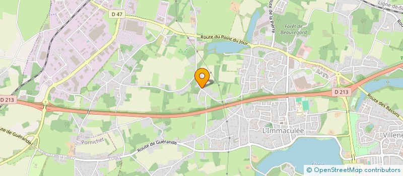 localisation de l'entreprise B.R  SAINT-NAZAIRE