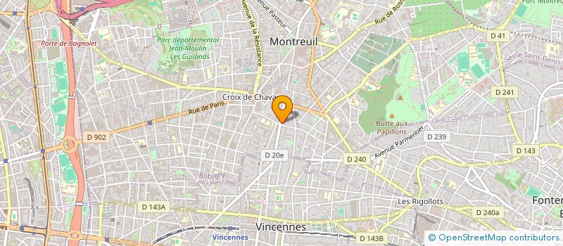 localisation de l'entreprise B.R.A.D. NETT à MONTREUIL