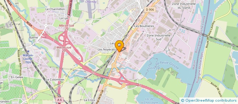 localisation de l'entreprise B.R. AUDIT à MACON