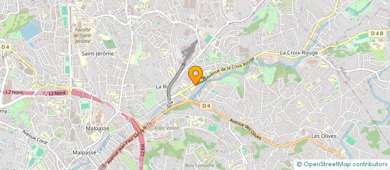 localisation de l'entreprise B.R BATI  MARSEILLE