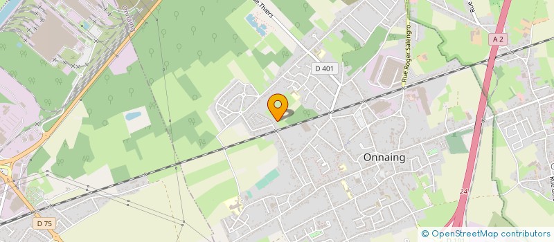localisation de l'entreprise B R BATIMENT  ONNAING