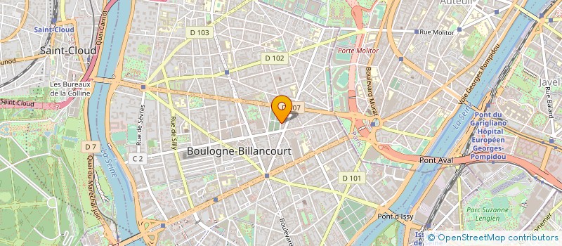 localisation de l'entreprise B R C à BOULOGNE-BILLANCOURT