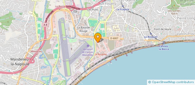 localisation de l'entreprise B.R.C  CANNES