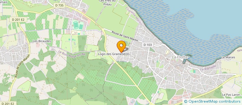 localisation de l'entreprise B.R CO-CONSULTING  LA FLOTTE