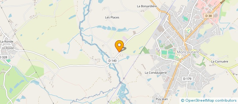 localisation de l'entreprise B&R CONSEILS  MONCOUTANT-SUR-SEVRE