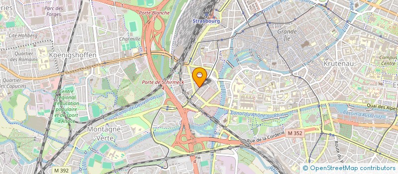 localisation de l'entreprise B.R. CONSTRUCTIONS à STRASBOURG