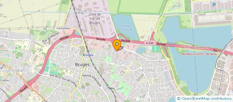 localisation de l'entreprise B & R CONSULTING à BRUGES