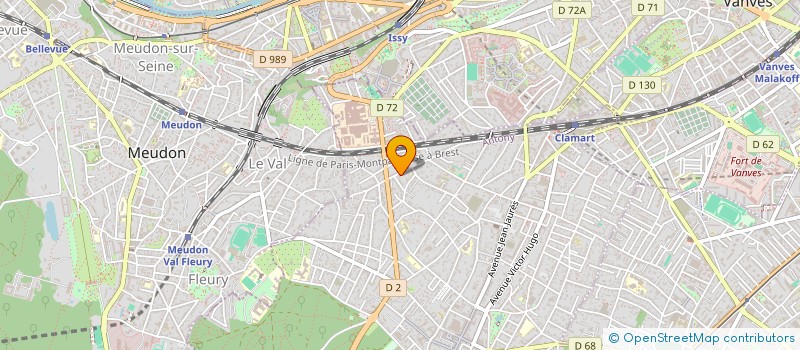 localisation de l'entreprise B&R DESTOCK à CLAMART