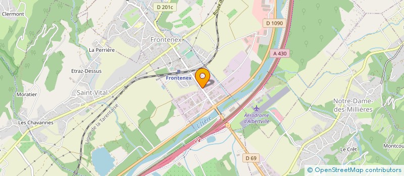 localisation de l'entreprise B.R.E.C. à FRONTENEX
