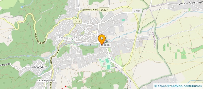 localisation de l'entreprise B.R.E.M DISTRI  CHATEL-GUYON