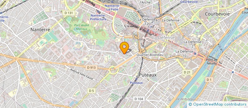 localisation de l'entreprise B.R.E.V. à PUTEAUX