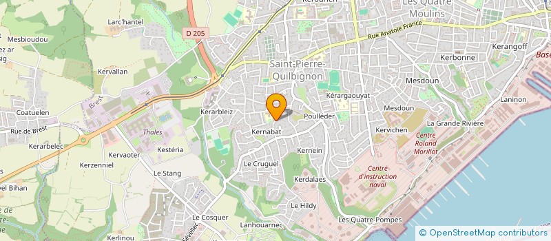 localisation de l'entreprise B(R)EST PLACE  BREST