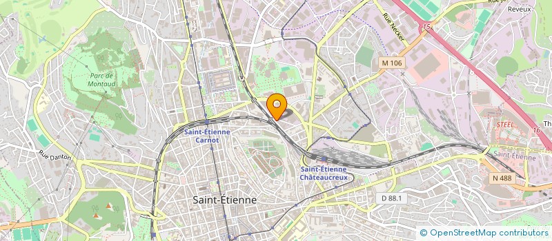 localisation de l'entreprise B.R.F IMPORT à SAINT-ETIENNE