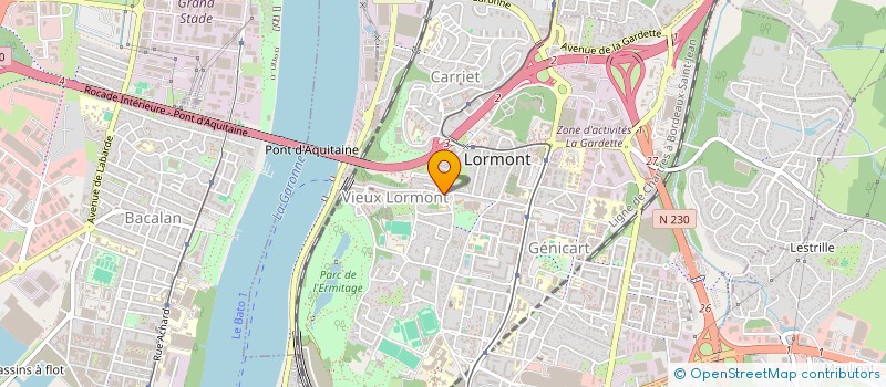 localisation de l'entreprise B&R FOOD  LORMONT