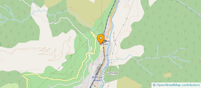 localisation de l'entreprise B.R.H  BREIL-SUR-ROYA