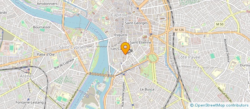 localisation de l'entreprise B.R. HOLDING à TOULOUSE