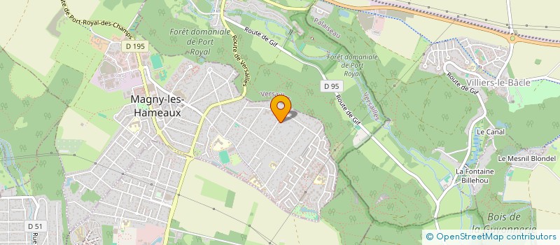 localisation de l'entreprise B R I O  MAGNY-LES-HAMEAUX