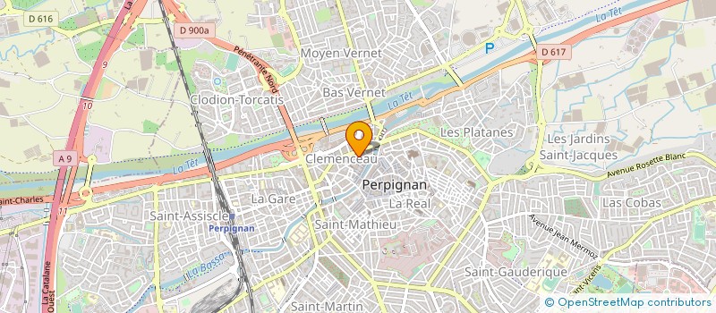 localisation de l'entreprise B.R.K.P. à PERPIGNAN