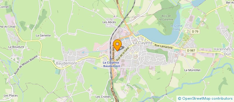 localisation de l'entreprise B R M à VARENNES-SOUS-DUN