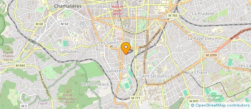 localisation de l'entreprise B R M 63  CLERMONT-FERRAND