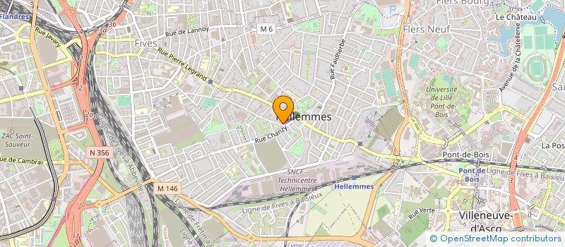 localisation de l'entreprise B.R.M PLATRERIE à LILLE