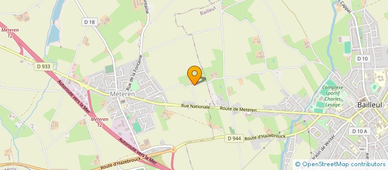 localisation de l'entreprise B.R.P CONSEIL  METEREN