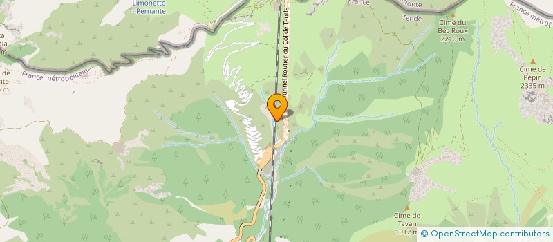 localisation de l'entreprise B.R. ROYA  TENDE