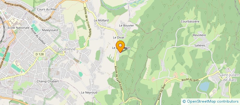 localisation de l'entreprise B.R.S  COUBLEVIE