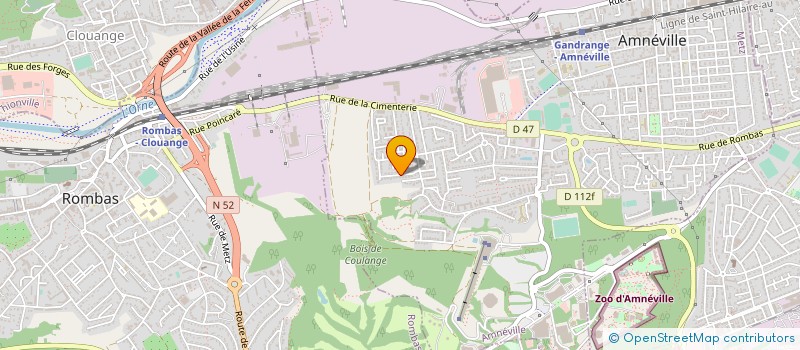 localisation de l'entreprise B.R.S.E.  AMNEVILLE