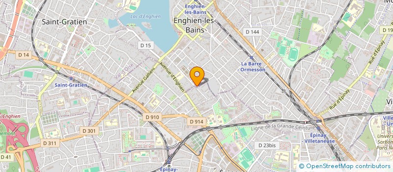 localisation de l'entreprise B.R & SECURITY à ENGHIEN-LES-BAINS