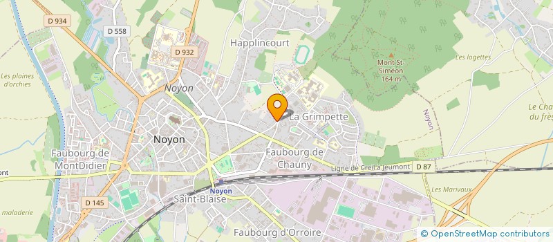 localisation de l'entreprise B.R.T BATIMENT  NOYON