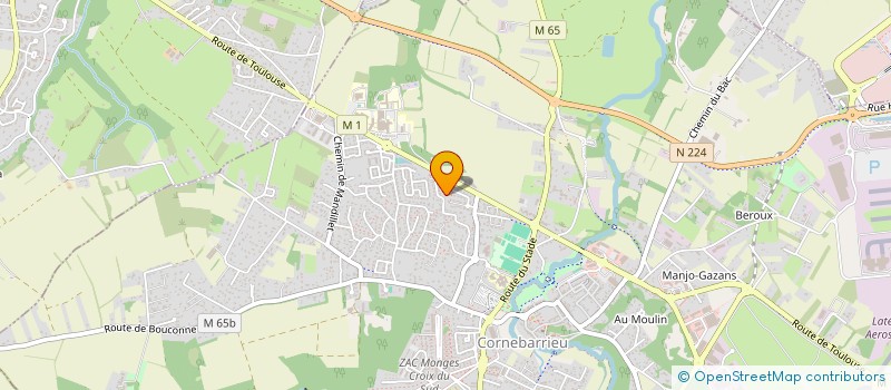 localisation de l'entreprise B.R. Z SERVICES à CORNEBARRIEU