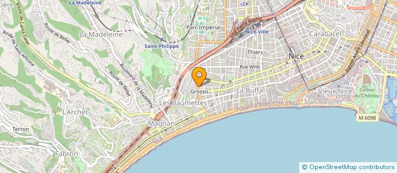localisation de l'entreprise B.RENOVATION à NICE