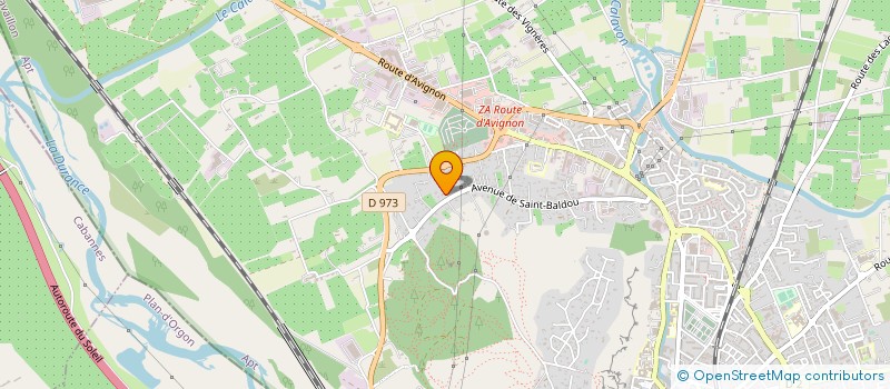 localisation de l'entreprise B.RESEAU SPORT  CAVAILLON