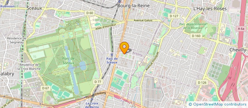 localisation de l'entreprise B'RIGHT à ANTONY