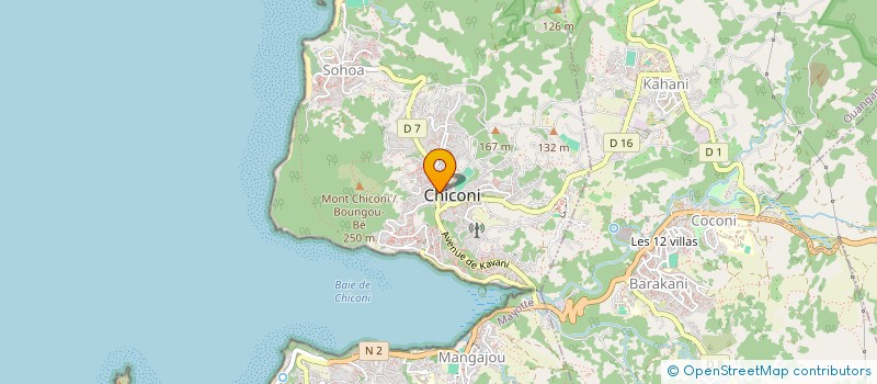 localisation de l'entreprise B-RIZIKY à CHICONI