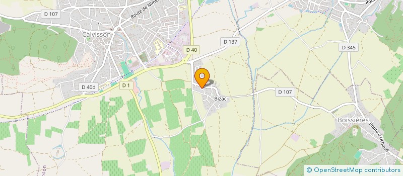 localisation de l'entreprise B. ROCCO  CALVISSON