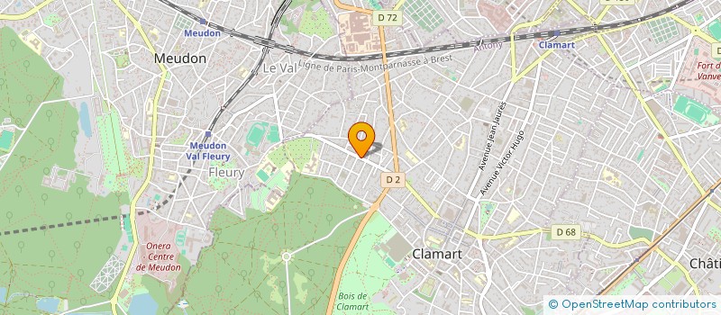 localisation de l'entreprise B-ROCH à CLAMART
