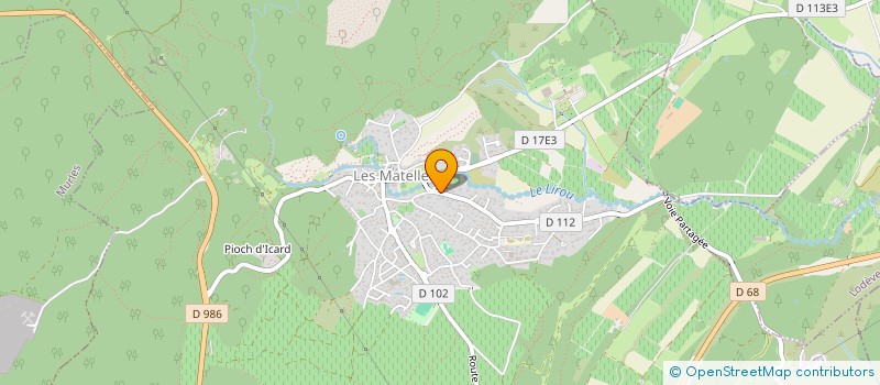 localisation de l'entreprise B.ROCK  LES MATELLES