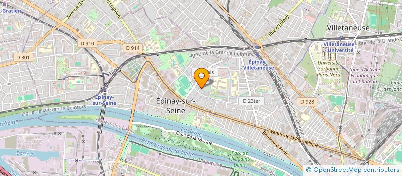 localisation de l'entreprise B. ROMAINVILLE à EPINAY-SUR-SEINE