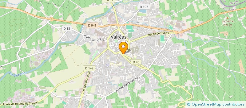 localisation de l'entreprise B.S. à VALREAS