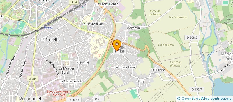localisation de l'entreprise B.S. à LURAY