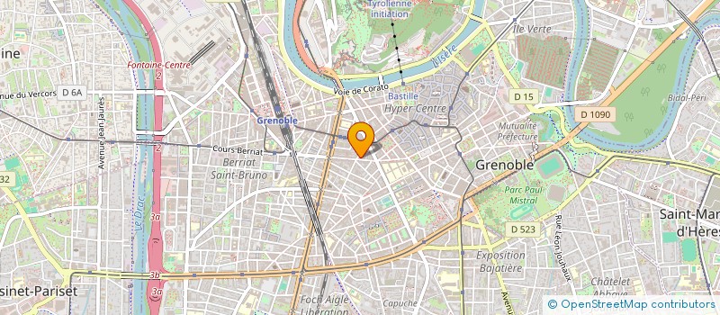 localisation de l'entreprise B.S à GRENOBLE