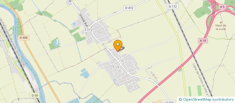 localisation de l'entreprise B & S  CUY