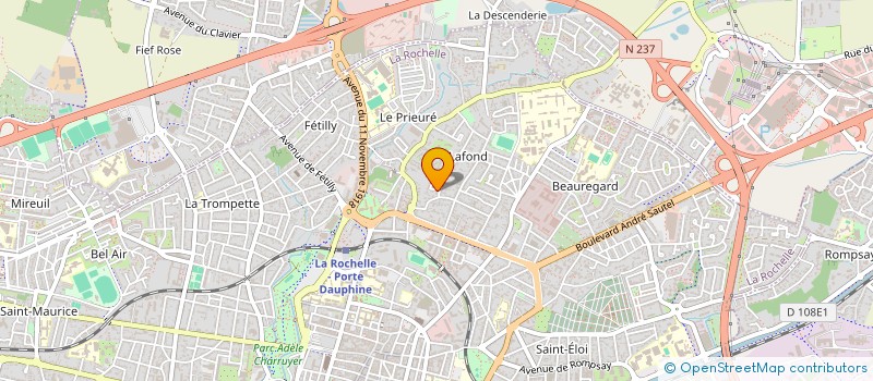 localisation de l'entreprise B & S  LA ROCHELLE