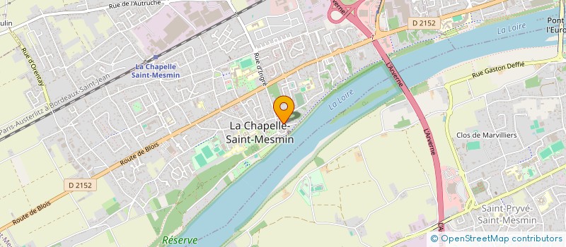 localisation de l'entreprise B.S à CHAINGY